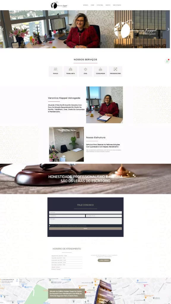 Landing Page Advogada