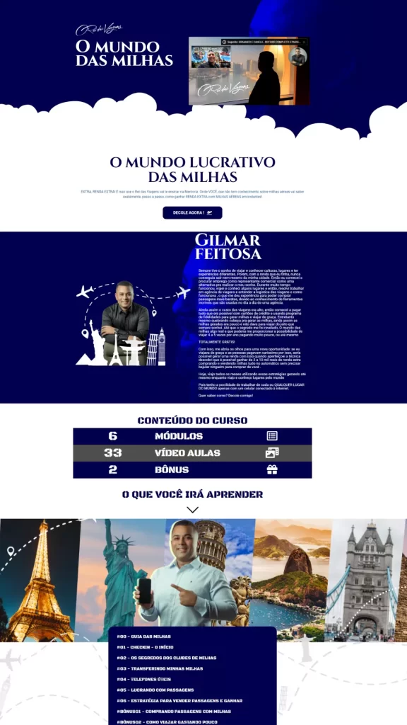 Landing Page Agencia de Viagens