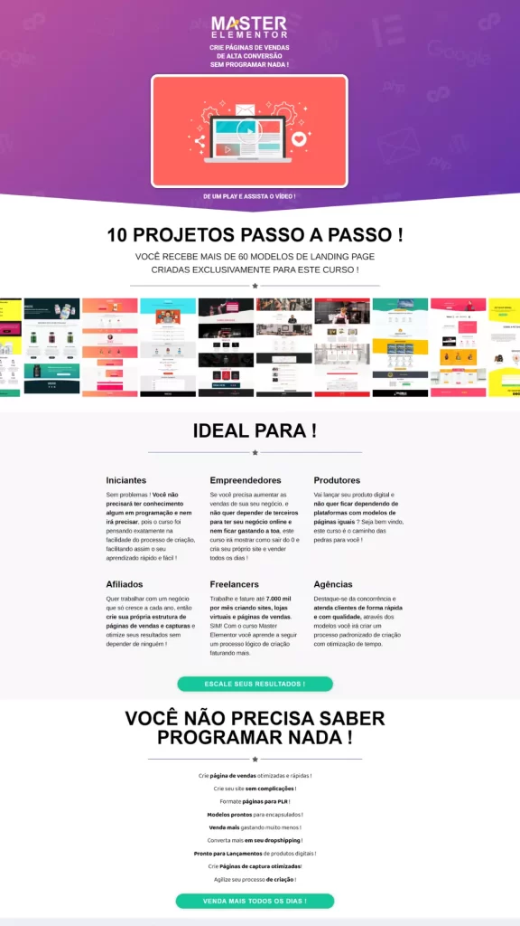 Landing Page Curso