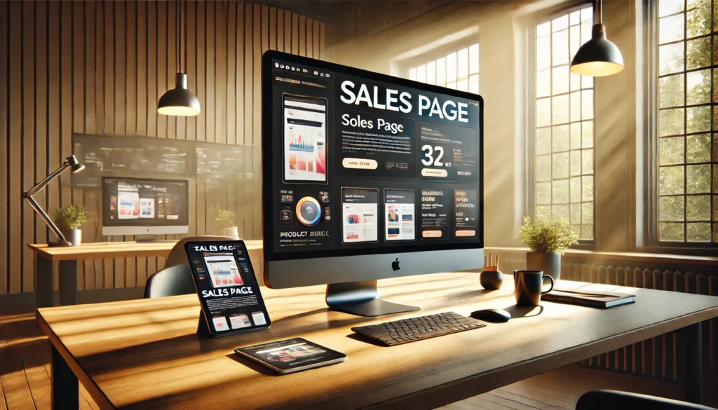 Landing pages de vendas